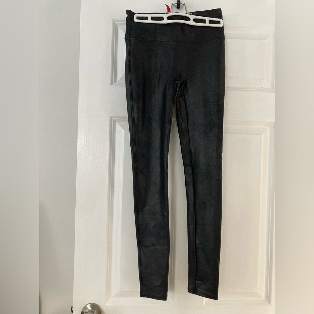 Brand new Spanx leather leggings - tried on once and removed tags.